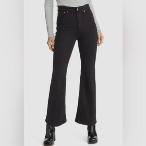 Rag & Bone Black Casey Flare Jeans sz25